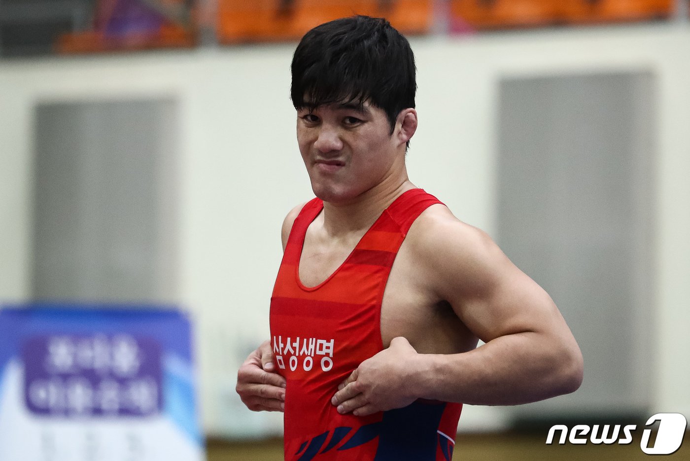 본문 이미지 - 레슬링 국가대표 김현우.. 2023.5.15/뉴스1 ⓒ News1 유승관 기자