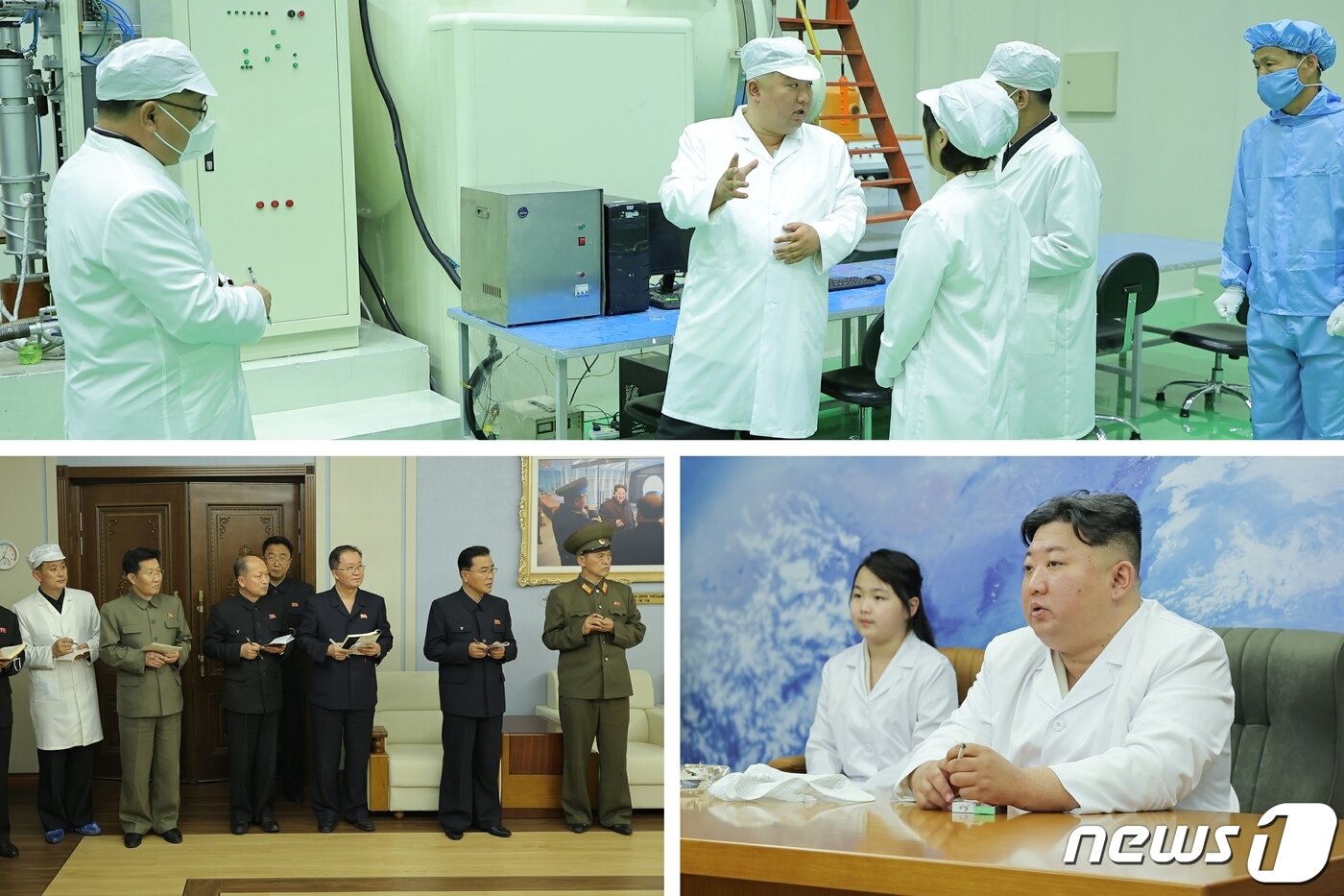 본문 이미지 - &#40;평양 노동신문=뉴스1&#41; = 김정은 북한 노동당 총비서가 군사정찰위성 발사 준비를 하고 있는 비상설위성발사준비위원회 사업을 현지지도하고 있는 모습. [국내에서만 사용가능. 재배포 금지. DB 금지. For Use Only in the Republic of Korea. Redistribution Prohibited] rodongphoto@news1.kr