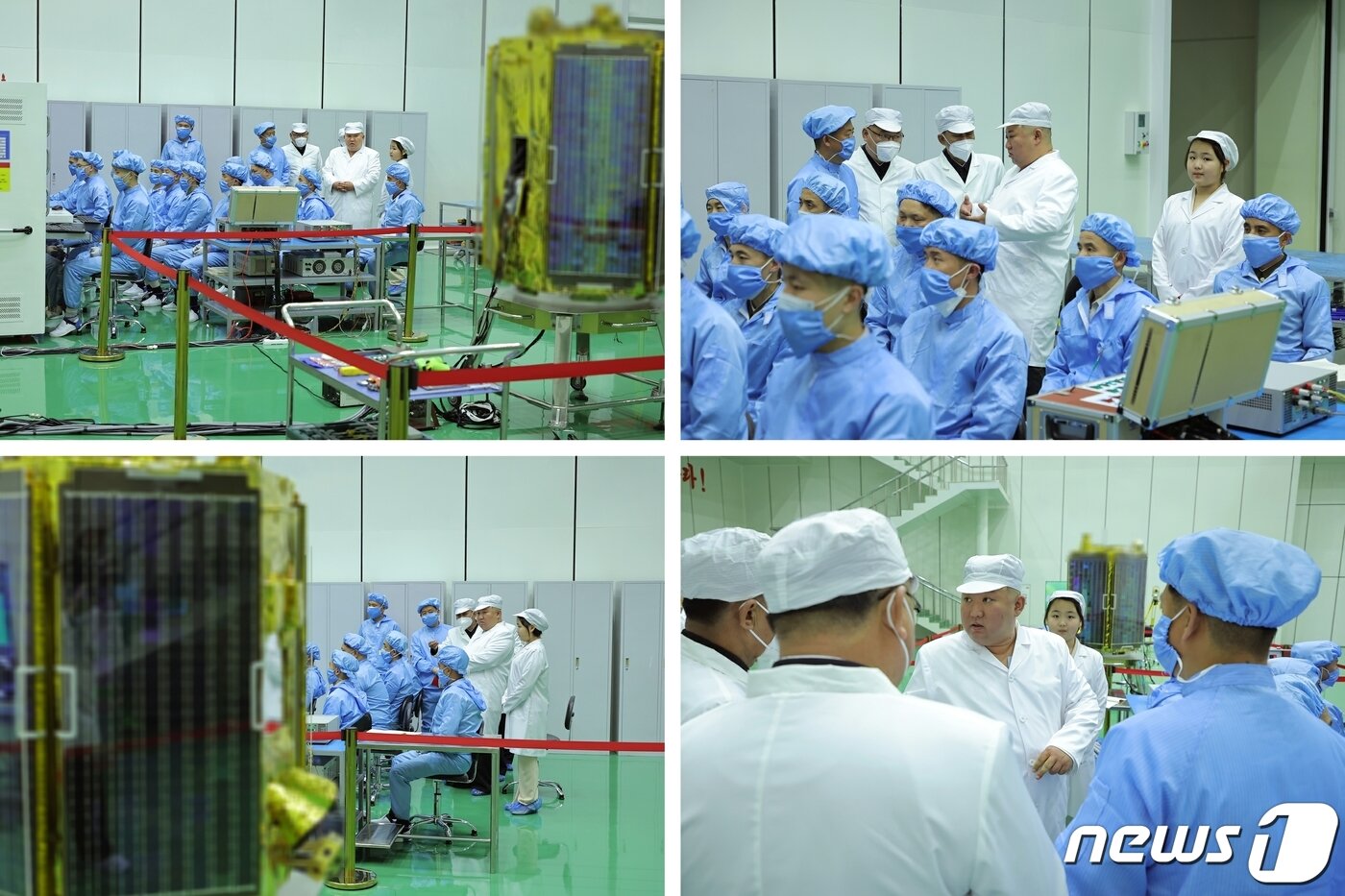 본문 이미지 - &#40;평양 노동신문=뉴스1&#41; = 김정은 북한 노동당 총비서가 지난 2023년 5월 군사정찰위성 발사 준비를 맡은 비상설위성발사준비위원회 사업을 현지지도하는 모습. [국내에서만 사용가능. 재배포 금지. DB 금지. For Use Only in the Republic of Korea. Redistribution Prohibited] rodongphoto@news1.kr