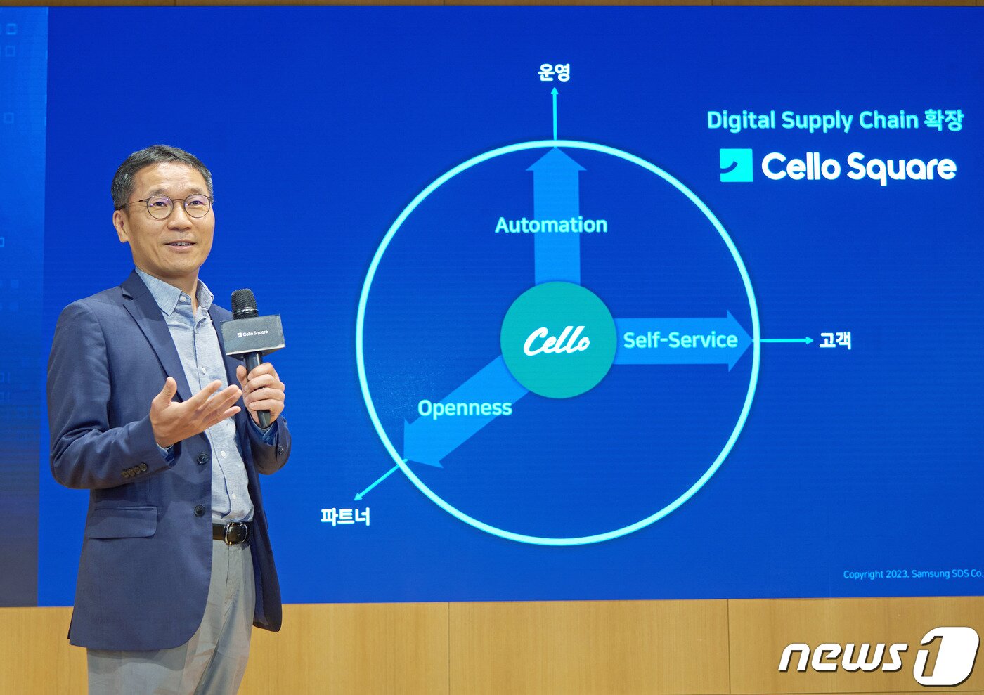 본문 이미지 -  오구일 삼성 SDS 물류사업부장(부사장) (삼성 SDS 제공)