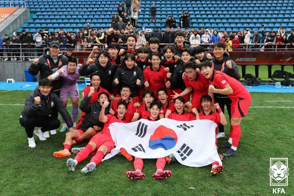본문 이미지 - 한국 U20 대표팀(대한축구협회 제공) 