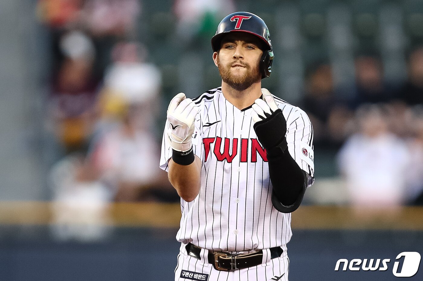본문 이미지 - LG 트윈스의 외국인 타자 오스틴 딘. 2023.5.19/뉴스1 ⓒ News1 유승관 기자