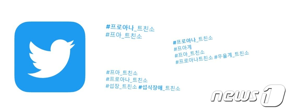 본문 이미지 - '프로아나족'은 주로 트위터 등의 SNS를 통해 함께 몸무게를 감량할 사람들을 구한다.(트위터 갈무리)