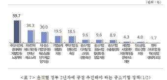 윤석열 정부 2년차에 중점 추진해야하는 중소기업 정책 &#40;중기중앙회 제공&#41;