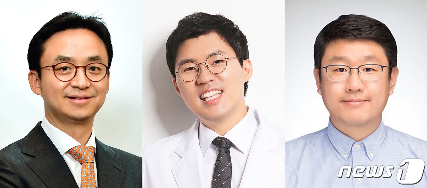 본문 이미지 - (왼쪽부터) 서울대병원 순환기내과의 최의근 교수·박찬순 임상강사, 숭실대 한경도 교수(서울대학교병원 제공)