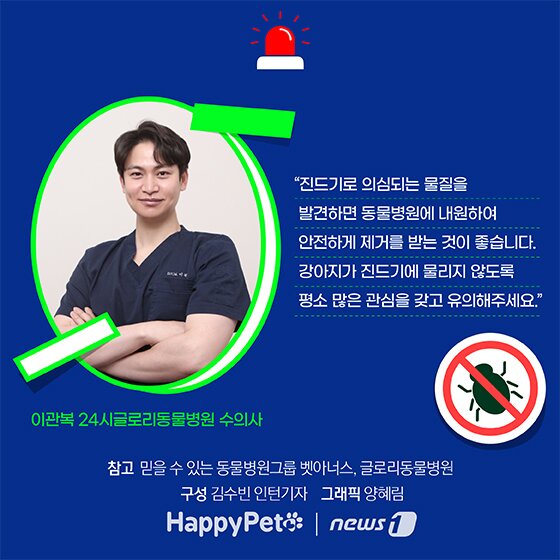 본문 이미지 - 여름철 진드기 펫카드