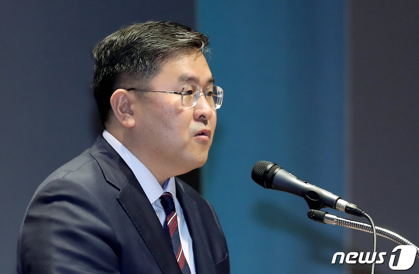 본문 이미지 - 양석조 남부지검장 23일 서울 여의도 한국거래소 컨퍼런스홀에서 열린 불공정거래 근절을 위한 유관기관 합동토론회에서 모두발언 하고 있다. 2023.5.23/뉴스1 ⓒ News1 장수영 기자