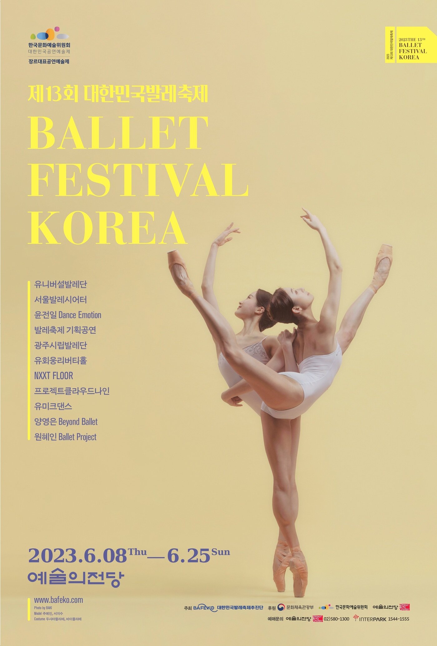 본문 이미지 - 제13회 대한민국발레축제 포스터. (대한민국발레축제추진단 제공)