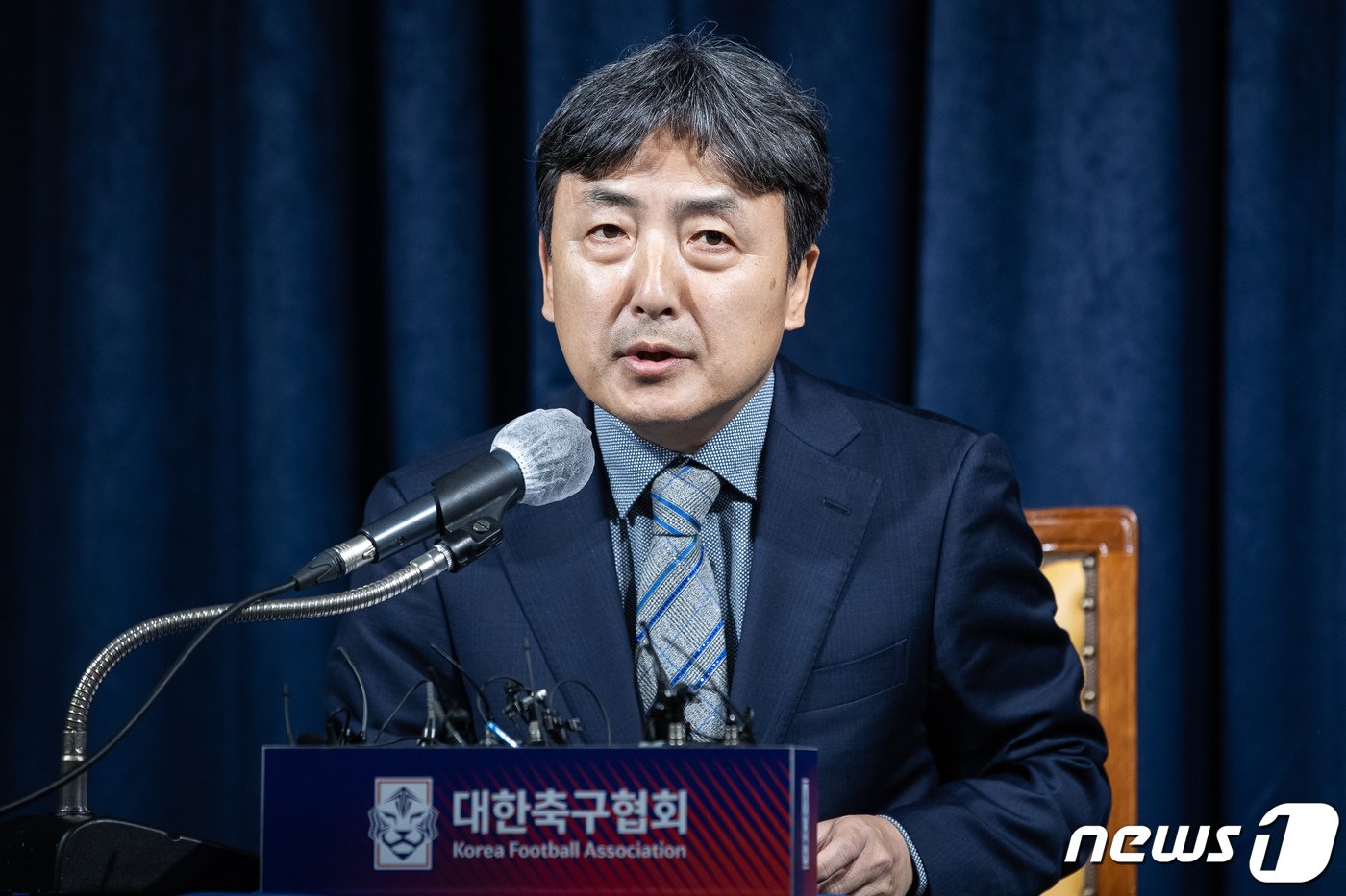 본문 이미지 - 김정배 신임 대한축구협회(KFA) 상근 부회장(전 문화체육관광부 제2차관).2023.5.3/뉴스1 ⓒ News1 유승관 기자