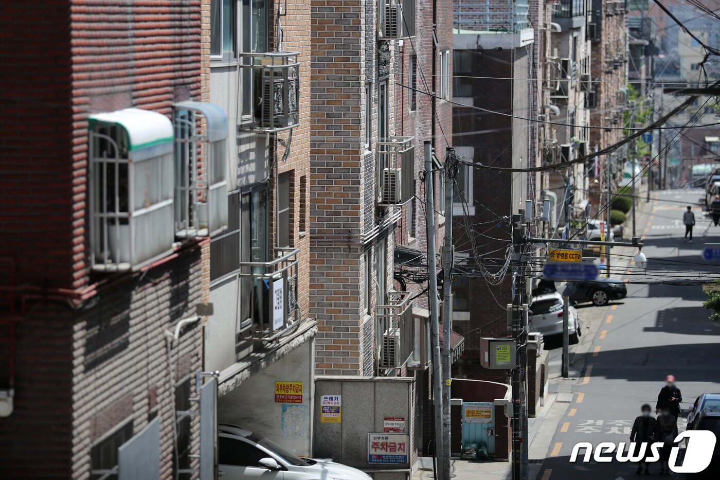본문 이미지 - 서울 강서구의 한 빌라 밀집지역. (자료사진) ⓒ 뉴스1 이승배 기자