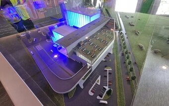 본문 이미지 - 폴란드 바르샤바 폐기물 소각로 건설 사업지 모형도. /신현우 기자 