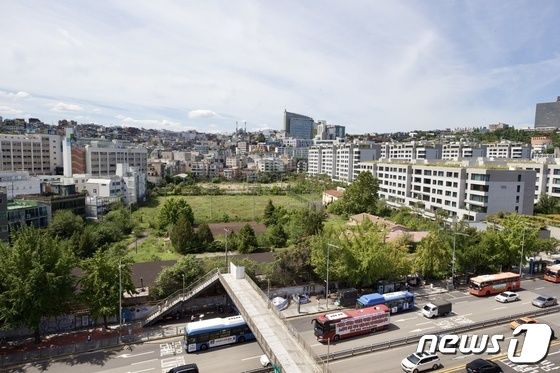 Bts·Gd 사는 나인원한남 앞 공원 조성…서울시, 보상 절차 돌입 - 뉴스1