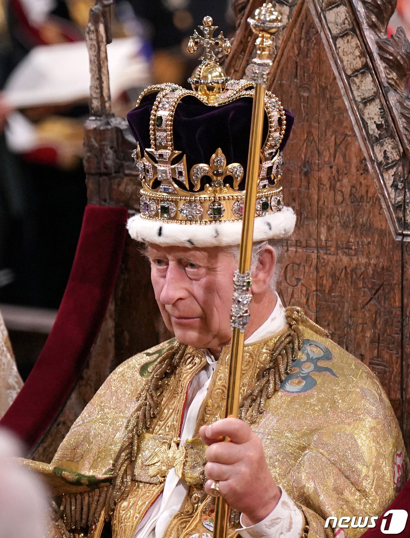 본문 이미지 - 찰스 3세 영국 국왕의 대관식. ⓒ 로이터=뉴스1 ⓒ News1 우동명 기자