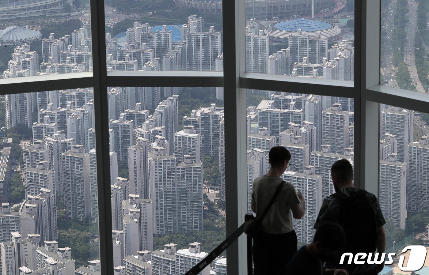 본문 이미지 - 서울의 아파트 단지 전경.ⓒ News1 박세연 기자