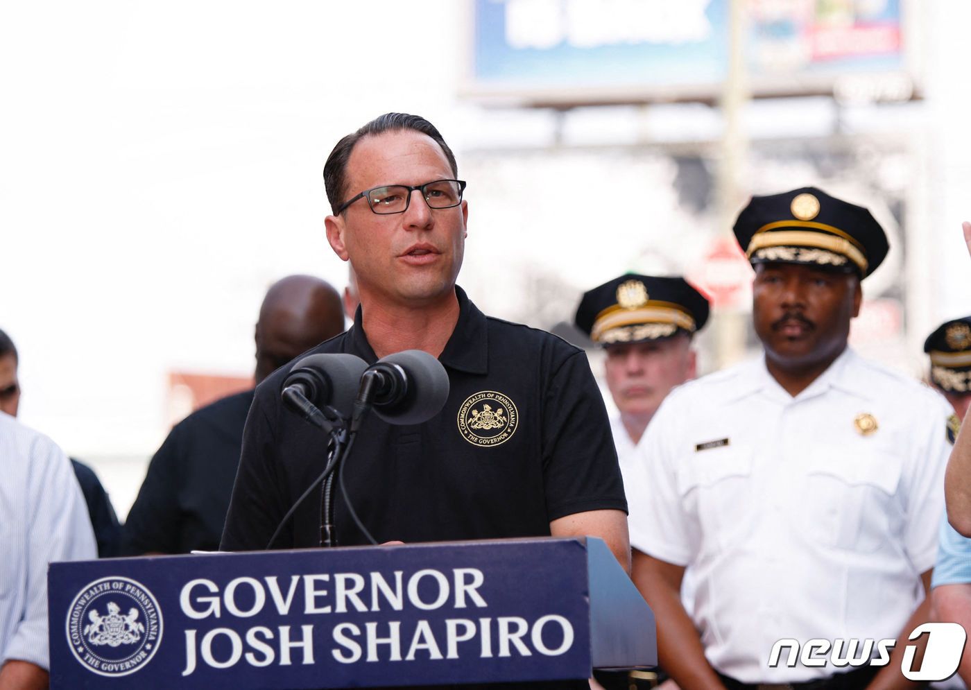 본문 이미지 - 조시 샤피로 펜실베이니아 주지사. ⓒ AFP=뉴스1 ⓒ News1 박형기 기자