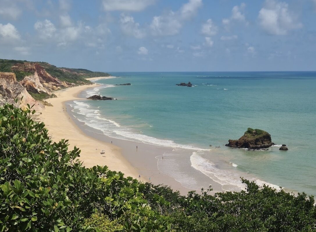 본문 이미지 - 브라질 북동쪽에 위치한 &#39;프라이아 데 탐바바&#39;. &#40;구글맵 리뷰&#41;