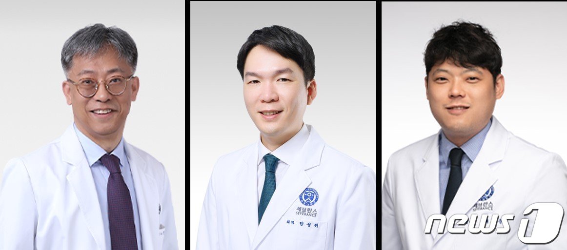 본문 이미지 - 강남세브란스병원 유방외과의 정준, 안성귀, 배숭준 교수팀(강남세브란스병원 제공)