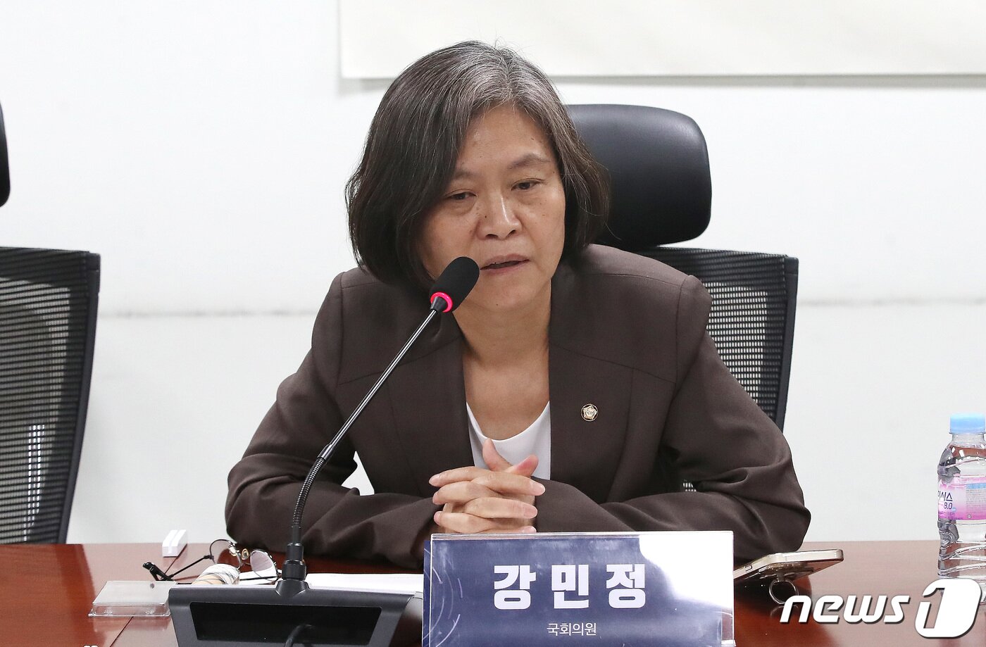 본문 이미지 - 강민정 더불어민주당 의원. 뉴스1 ⓒ News1 임세영 기자