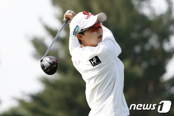 미국여자프로골프(LPGA) 투어의 김효주.  © AFP=뉴스1