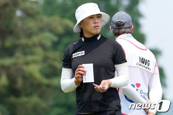 마이어 클래식 2라운드에서 상위권에 자리한 양희영. © AFP=뉴스1