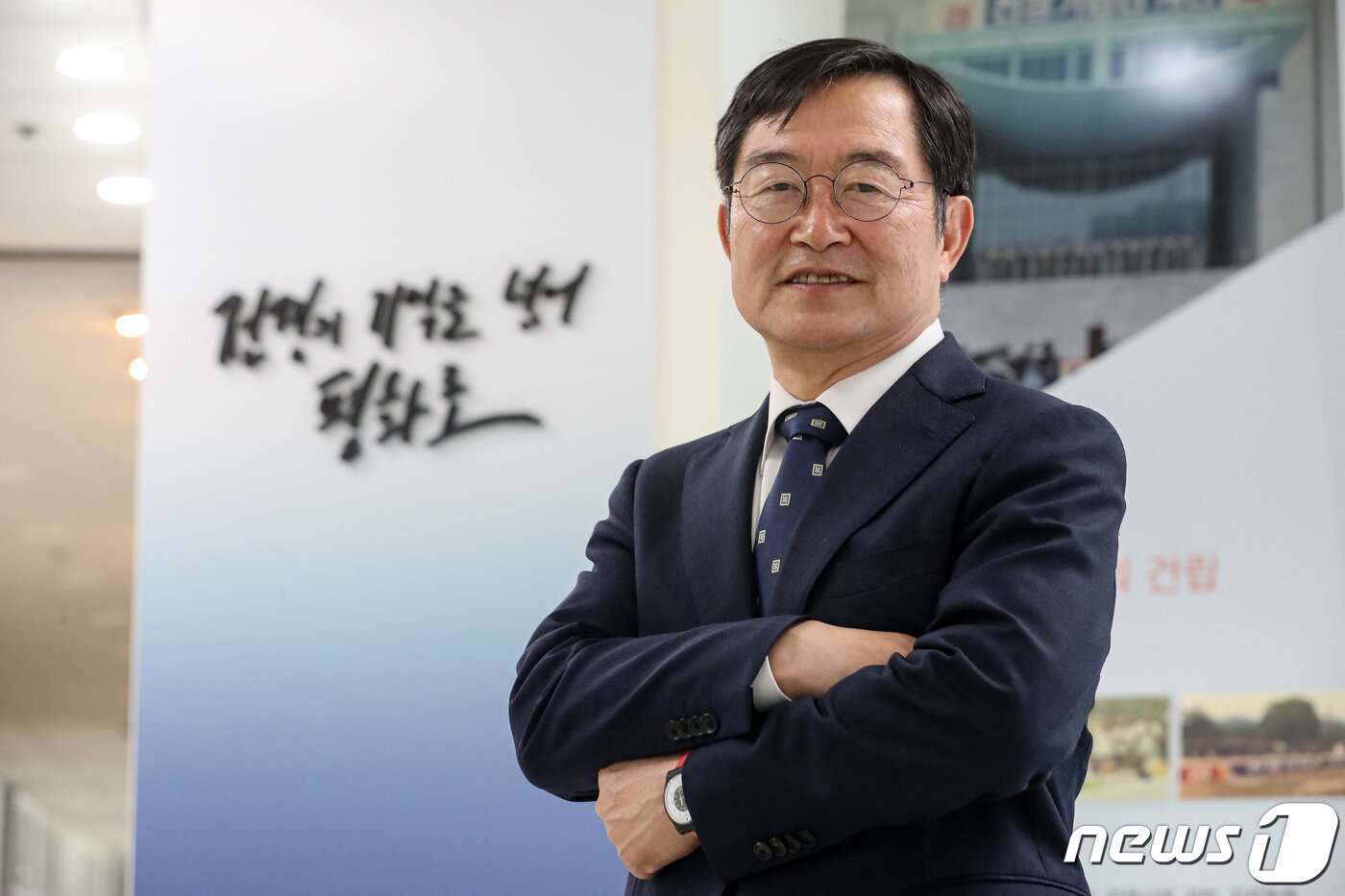 본문 이미지 - 백승주 전쟁기념사업회장. 2023.6.17/뉴스1 ⓒ News1 이승배 기자