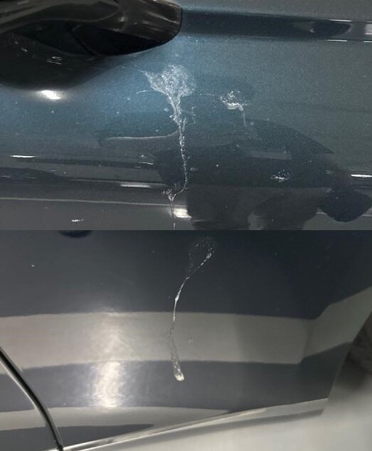 본문 이미지 - 제네시스에 침까지 뱉고 간 K5 차주. ('보배드림' 갈무리)