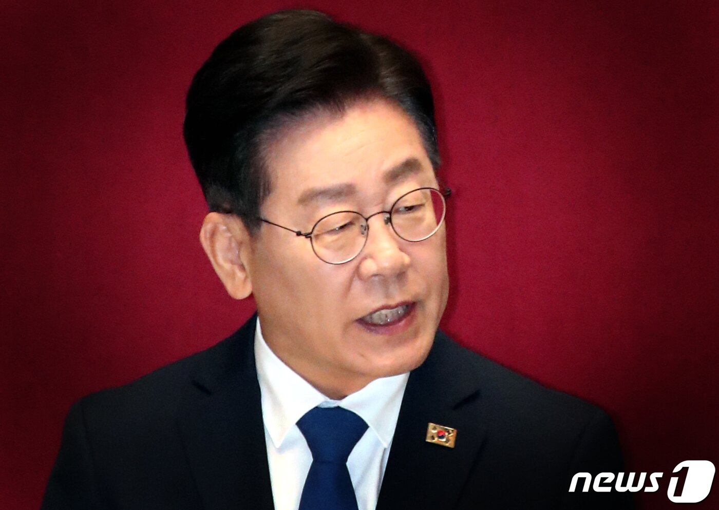 본문 이미지 - 이재명 더불어민주당 대표가 19일 오전 서울 여의도 국회에서 열린 제407회 국회(임시회) 제4차 본회의에서 국정에 관한 교섭단체 대표연설을 하고 있다. 2023.6.19/뉴스1 ⓒ News1 황기선 기자