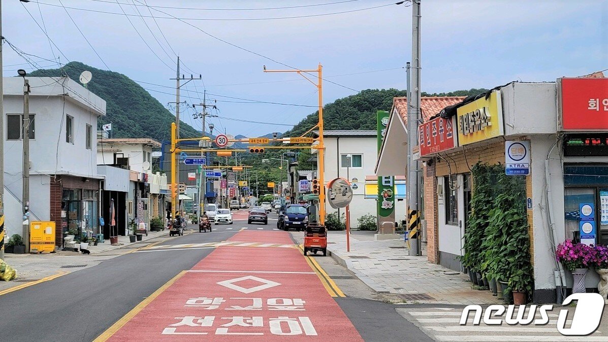 본문 이미지 - 충북 보은군 회인면소재지  전경. /뉴스1 