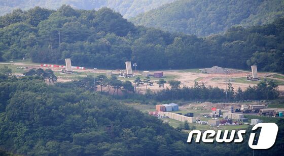 경북 성주군 주한미군 고고도미사일방어체계(THAAD·사드) 기지. 2023.6.22/뉴스1 © News1 공정식 기자