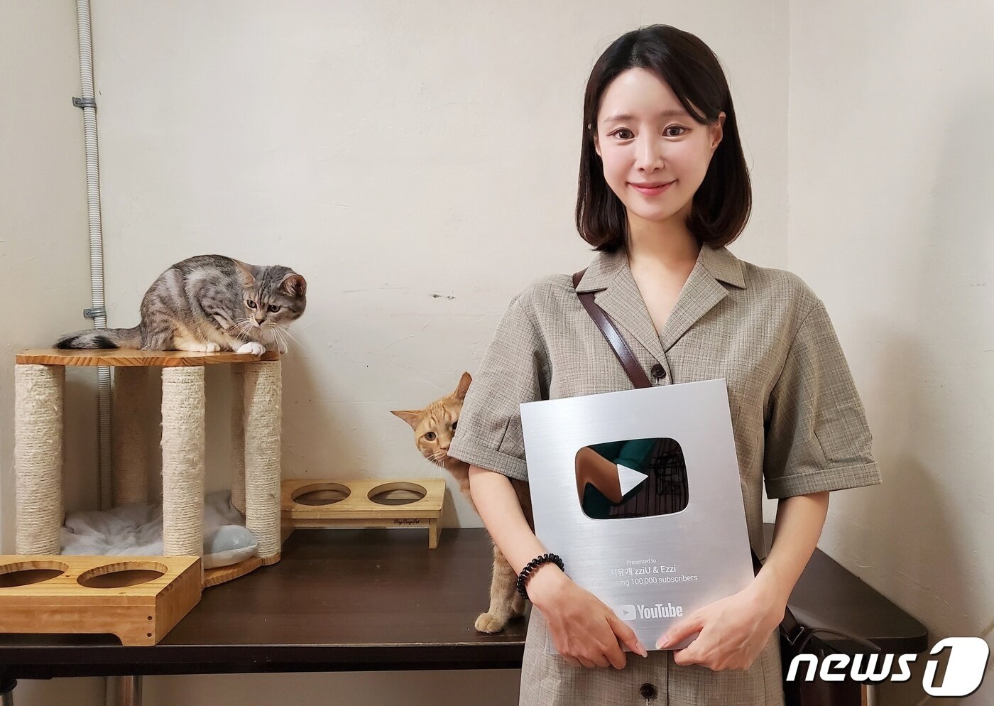 본문 이미지 - 뮤지컬 배우 이지유는 23일 '나비야사랑해'를 찾아 유튜브 채널 '지유개' 광고 수익금의 일부를 기부했다. ⓒ 뉴스1 최서윤 기자