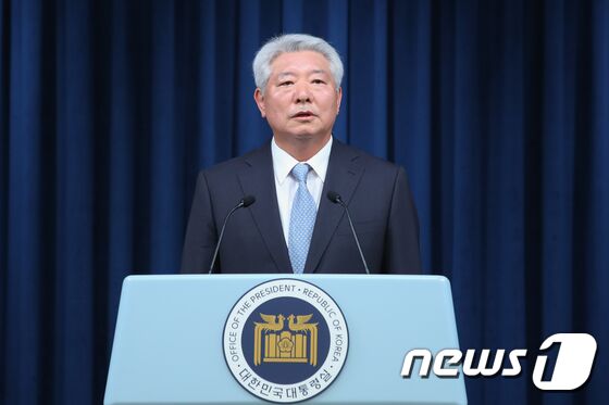 김홍일 신임 국민권익위원장이 29일 오전 용산 대통령실 브리핑룸에서 내정 소감을 밝히고 있다. 2023.6.29/뉴스1 © News1 안은나 기자