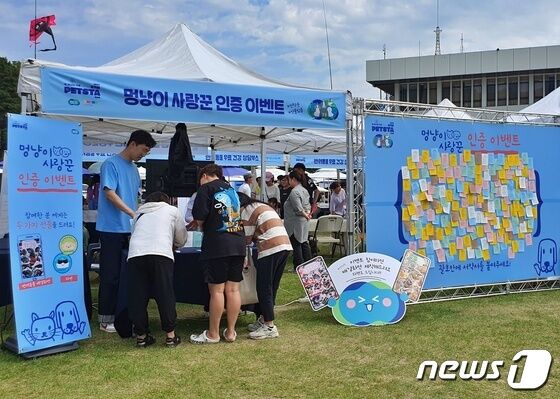 경기도와 경기문화재단은 4일 옛 경기도청 팔달청사에서 '또 하나의 가족, 2023 경기도 펫스타(PETSTA)'를 개최했다.© 뉴스1 최서윤 기자