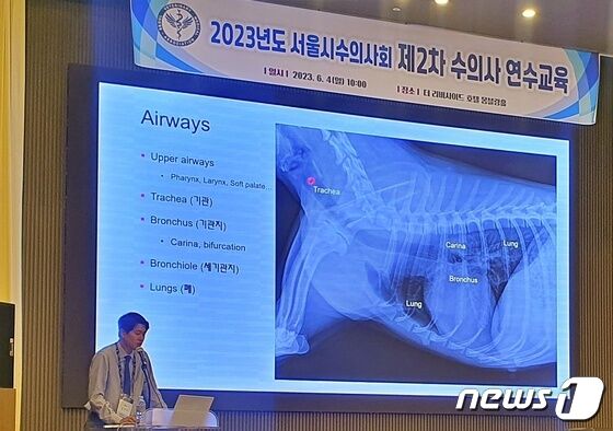 서울시수의사회는 4일 서울 서초구 더 리버사이드 호텔에서 '2023년도 제2차 수의사 연수교육'을 개최했다. © 뉴스1 최서윤 기자
