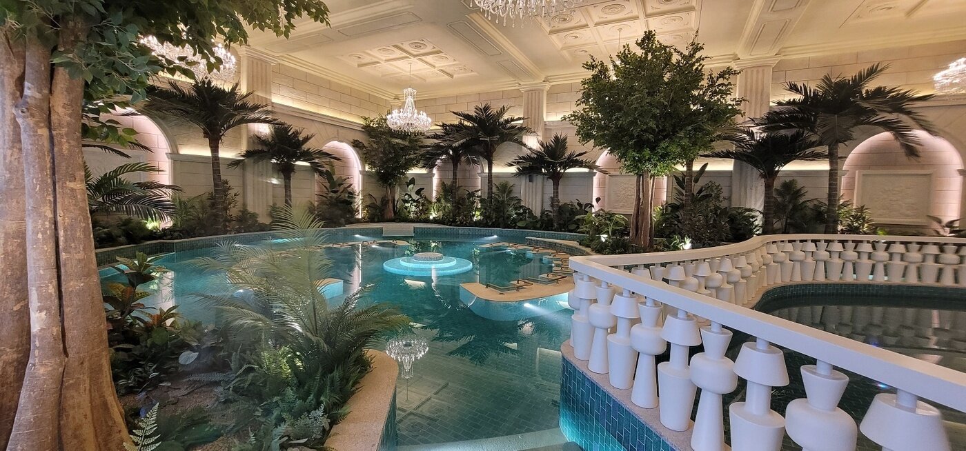 본문 이미지 - 인천 검암역로열파크씨티푸르지오 내 수영장 모습. 2023.6.8/뉴스1ⓒ황보준엽 기자