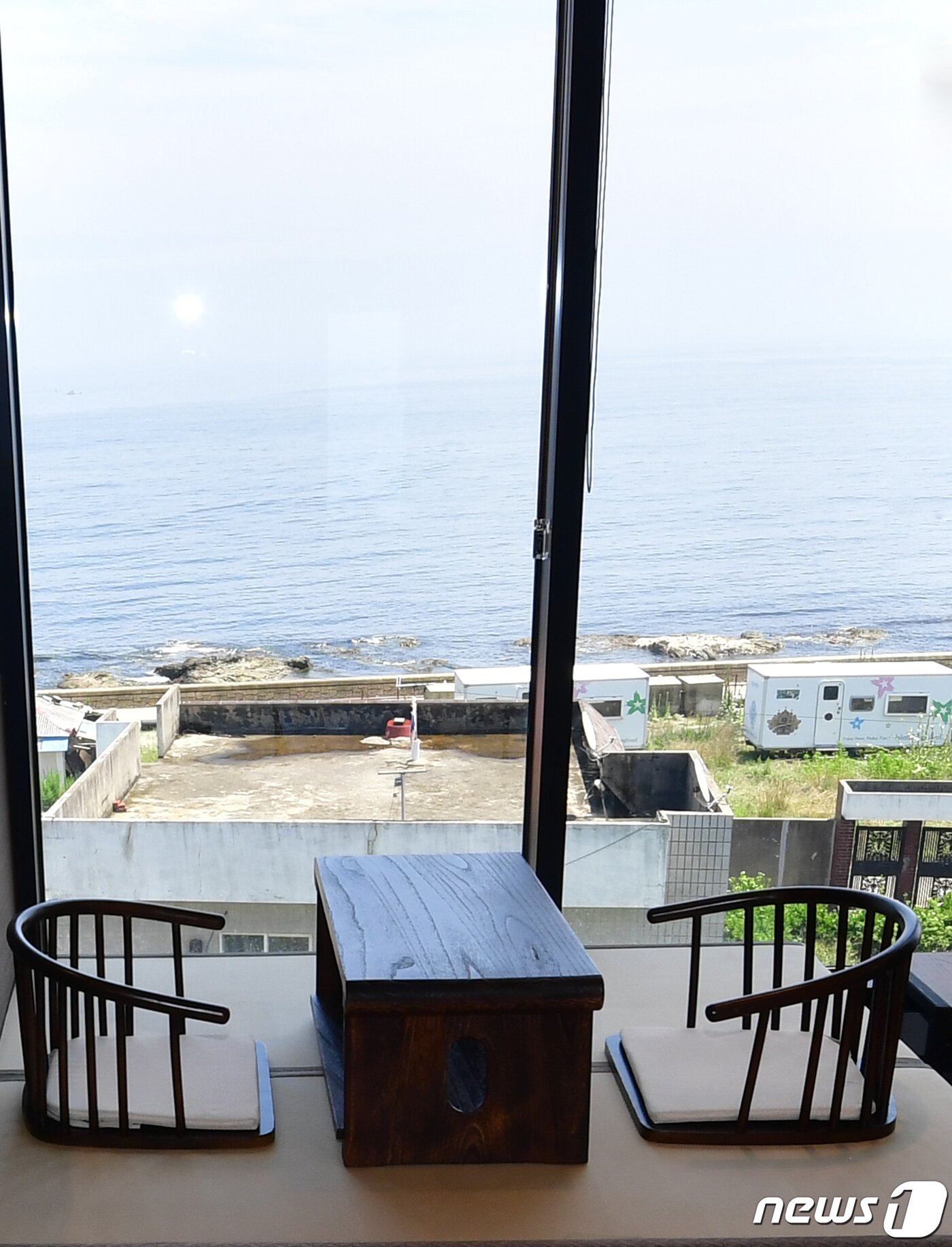 본문 이미지 -  엔소쿠 료칸 다다미 거실.2023.7.1/뉴스1ⓒ News1 최창호 기자