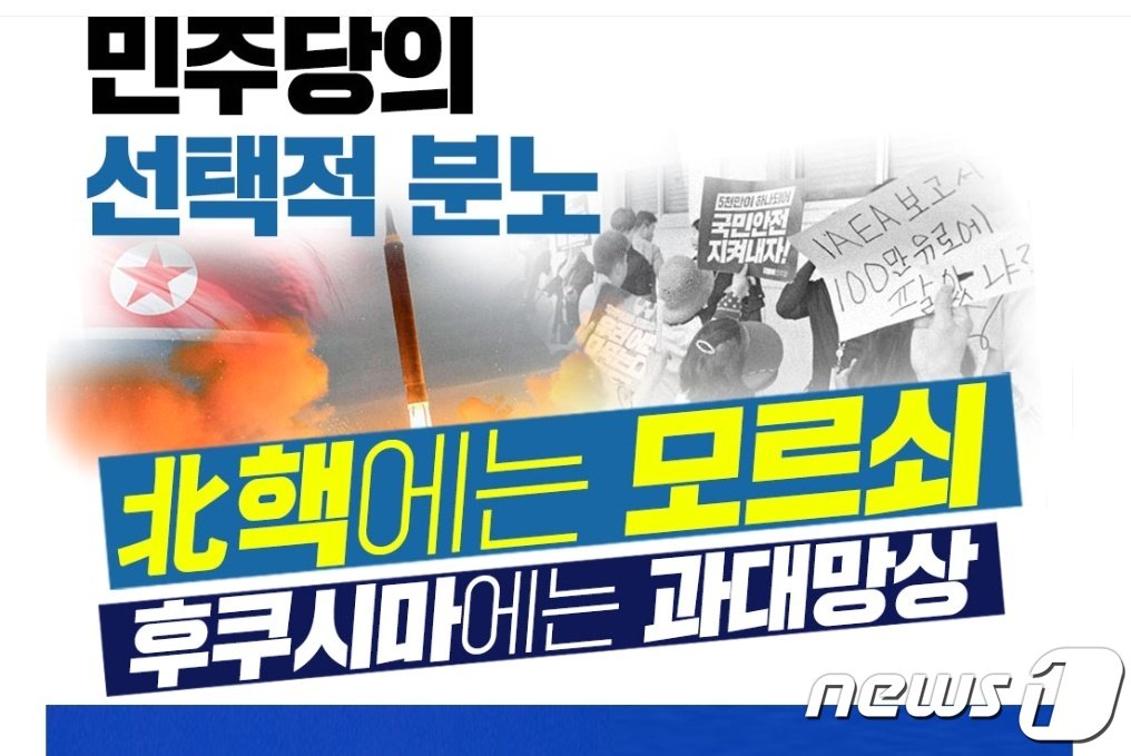 본문 이미지 - 더불어민주당을 비판하는 국민의힘 온라인 홍보물 갈무리. /뉴스1