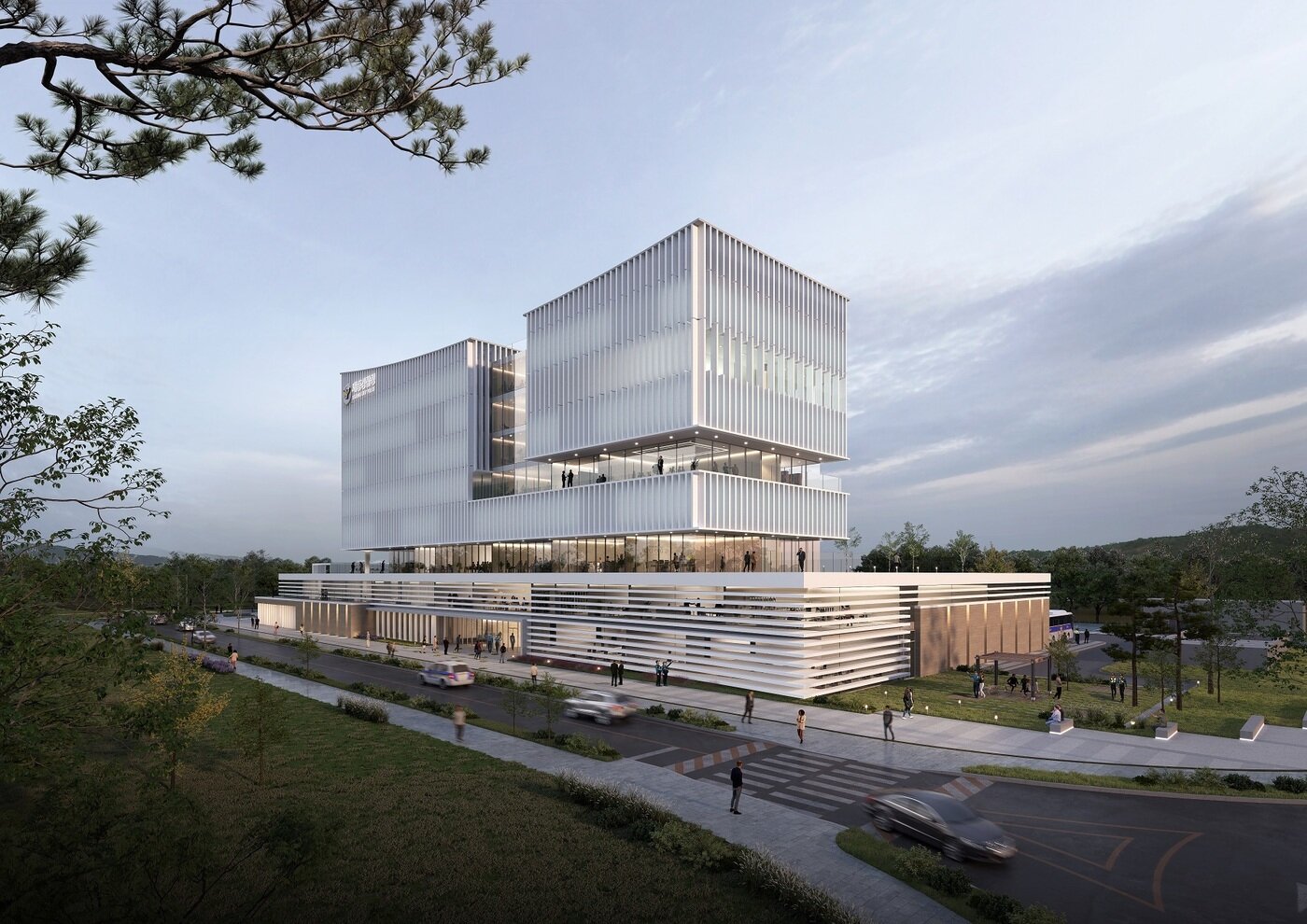 본문 이미지 -  세종경찰청 청사 설계 공모 당선작 투시도. (행정중심복합도시 건설청) / 뉴스1