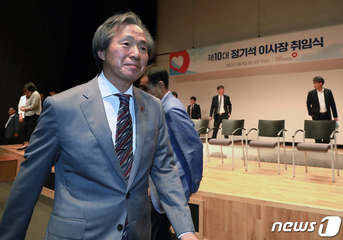 본문 이미지 - 정기석 국민건강보험공단 이사장. 2023.7.11/뉴스1 ⓒ News1 박정호 기자
