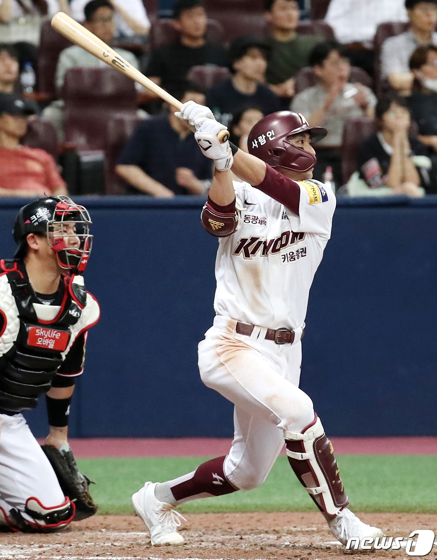 본문 이미지 - 키움 히어로즈의 왼손잡이 타자 이정후. 2023.7.11/뉴스1 ⓒ News1 민경석 기자