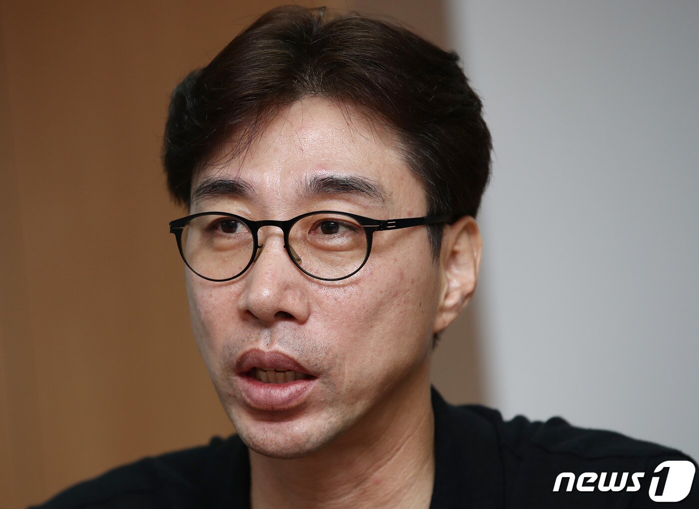 본문 이미지 - 김세진 한국배구연맹(KOVO) 신임 운영본부장이 13일 서울 마포구 사무실에서 뉴스1과 인터뷰를 하고 있다. 2023.7.13/뉴스1 ⓒ News1 김민지 기자