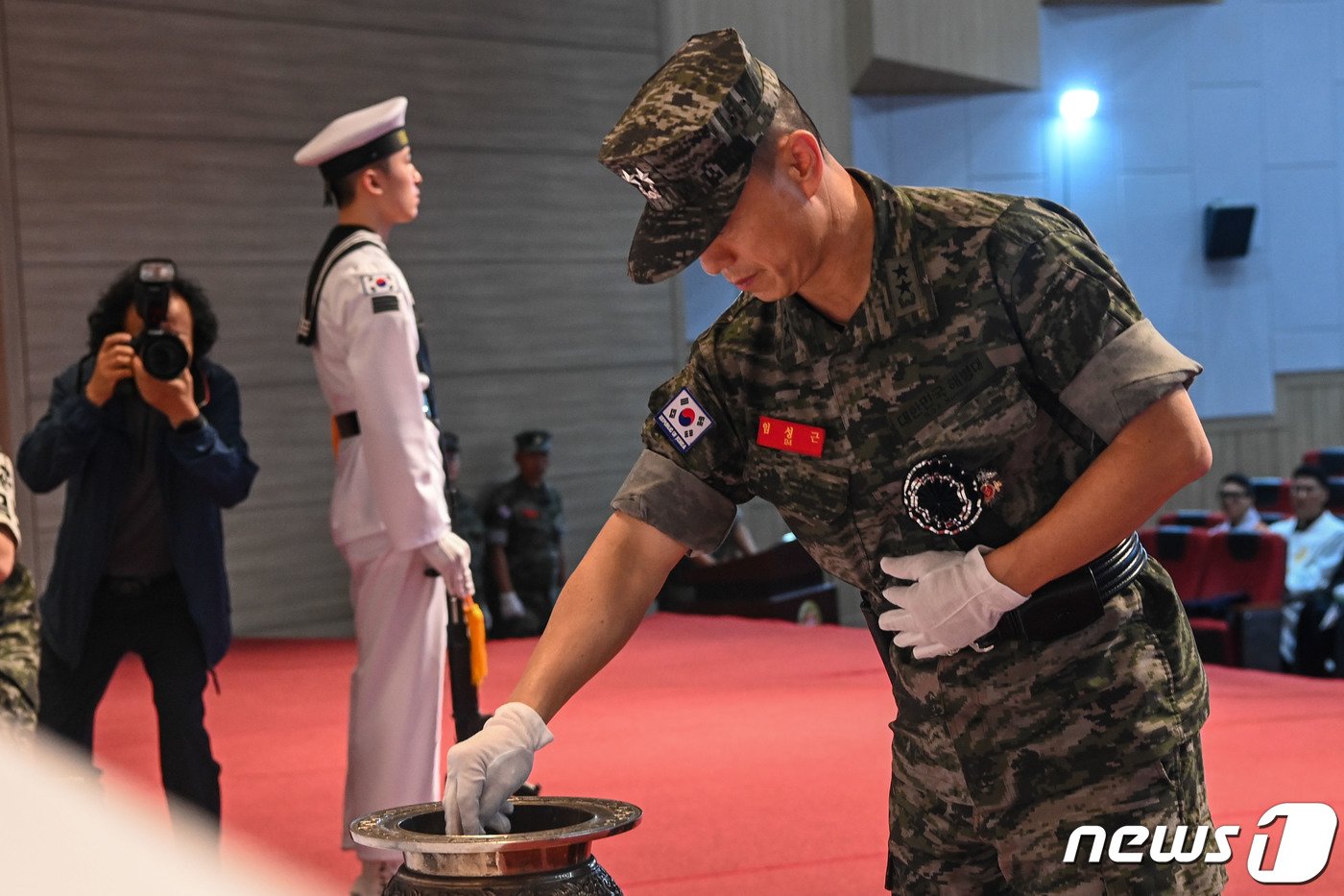 임성근 전 해병대 제1사단장.&#40;포항특정지역경비사령부 제공&#41; 2023.7.14/뉴스1