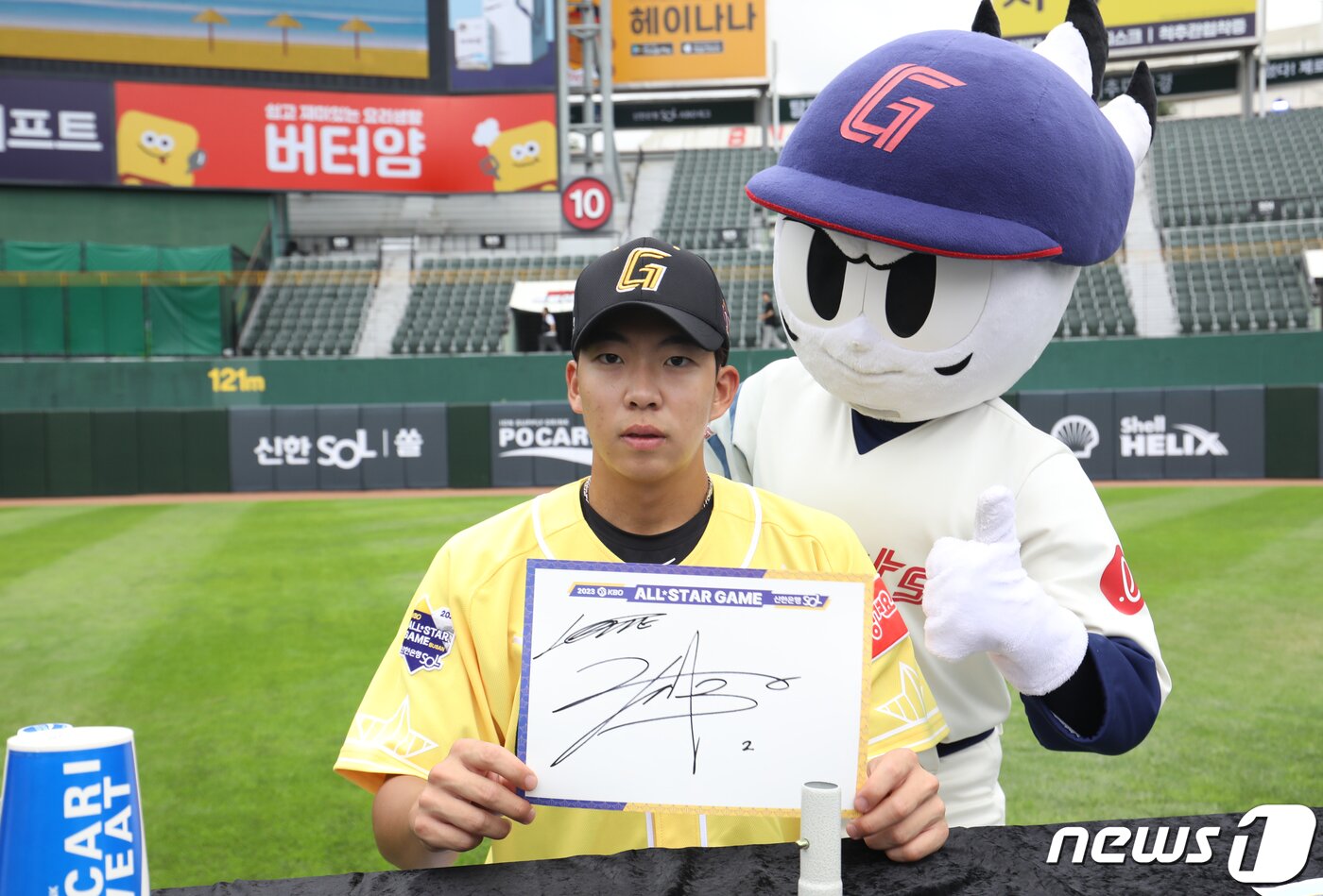 본문 이미지 - 롯데 자이언츠 시절의 김민석. 뉴스1 DB ⓒ News1 윤일지 기자