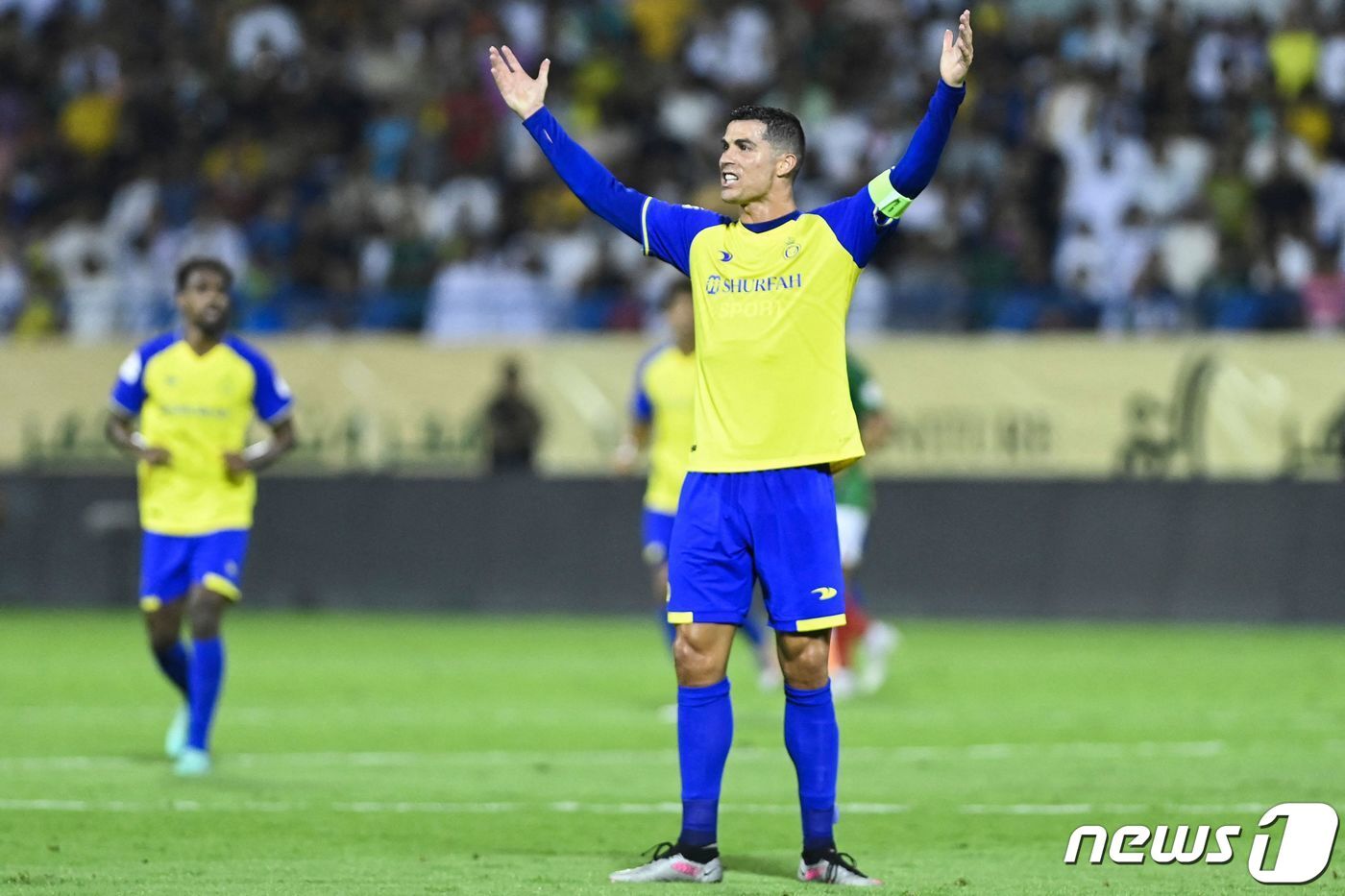 본문 이미지 - 알나스르 공격수 호날두. ⓒ AFP=뉴스1