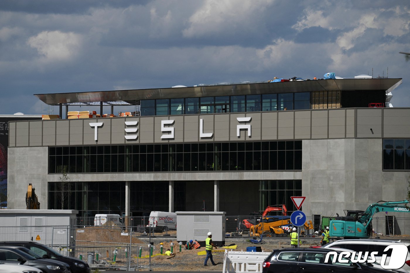 본문 이미지 - 테슬라 베를린 공장. ⓒ 로이터=뉴스1 ⓒ News1 정지윤 기자