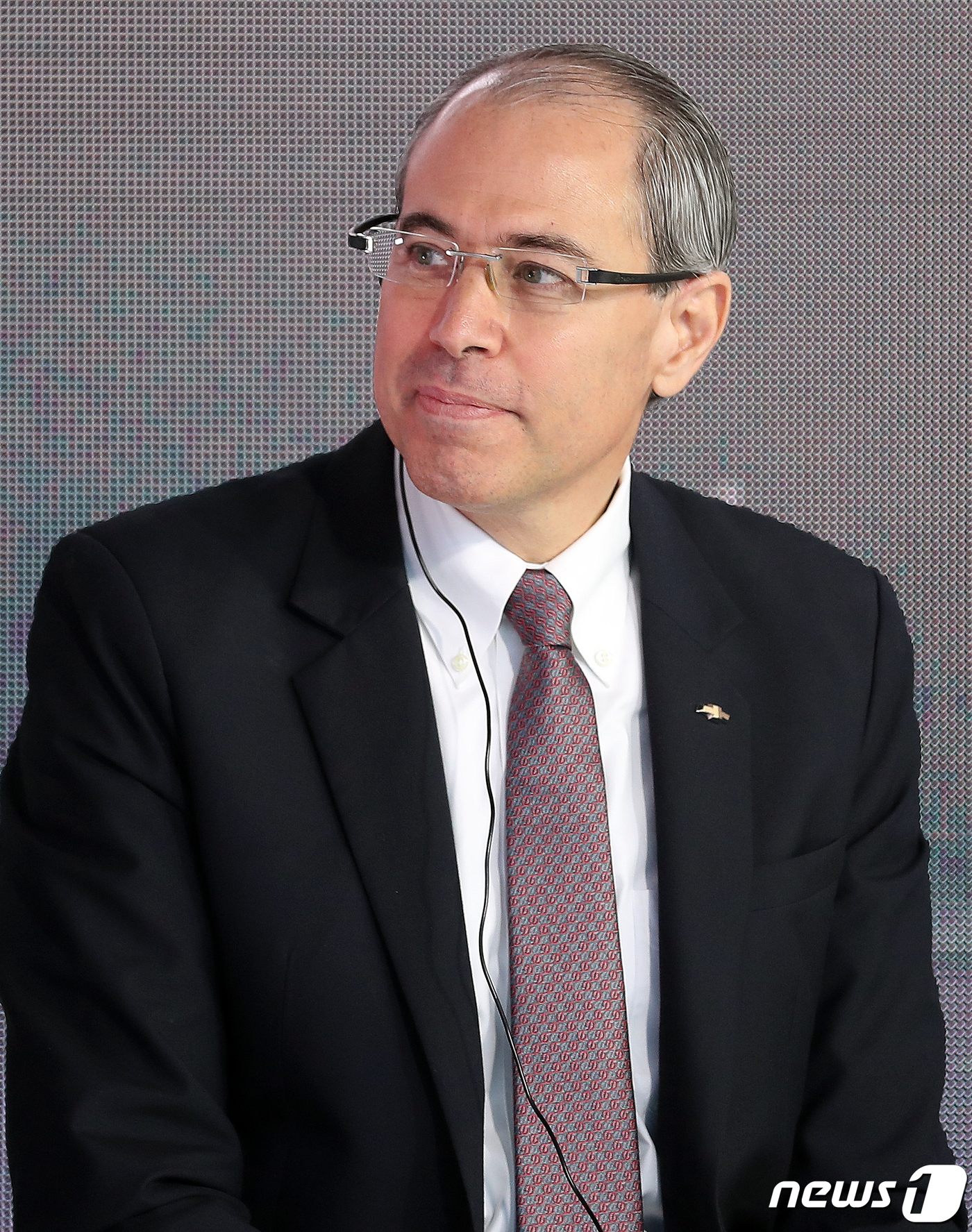 (서울=뉴스1) 김진환 기자 = 구스타보 콜로시 GM 한국사업장 영업·서비스 부문 부사장이 19일 오전 서울 강남구 도산대로 더 하우스 오브 지엠에서 열린  쉐보레 더 뉴 트레일블 …