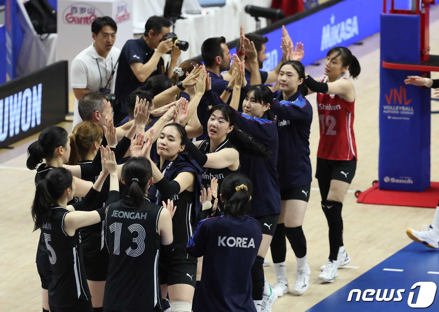 본문 이미지 - 여자 배구대표팀.. 2023.7.2/뉴스1 ⓒ News1 이동해 기자