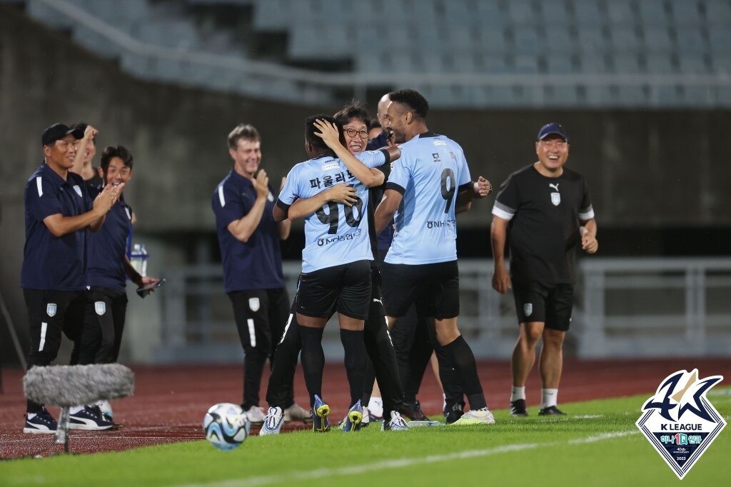 본문 이미지 - 21경기 만에 승리한 천안시티FC(한국프로축구연맹 제공)