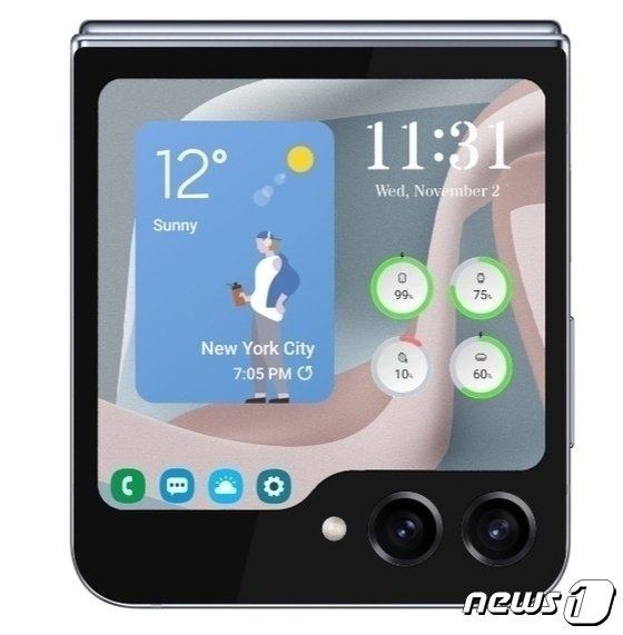 본문 이미지 -  갤럭시Z플립5 예상 이미지 &#40;IT 매체 &#39;샘모바일&#39; 갈무리&#41;