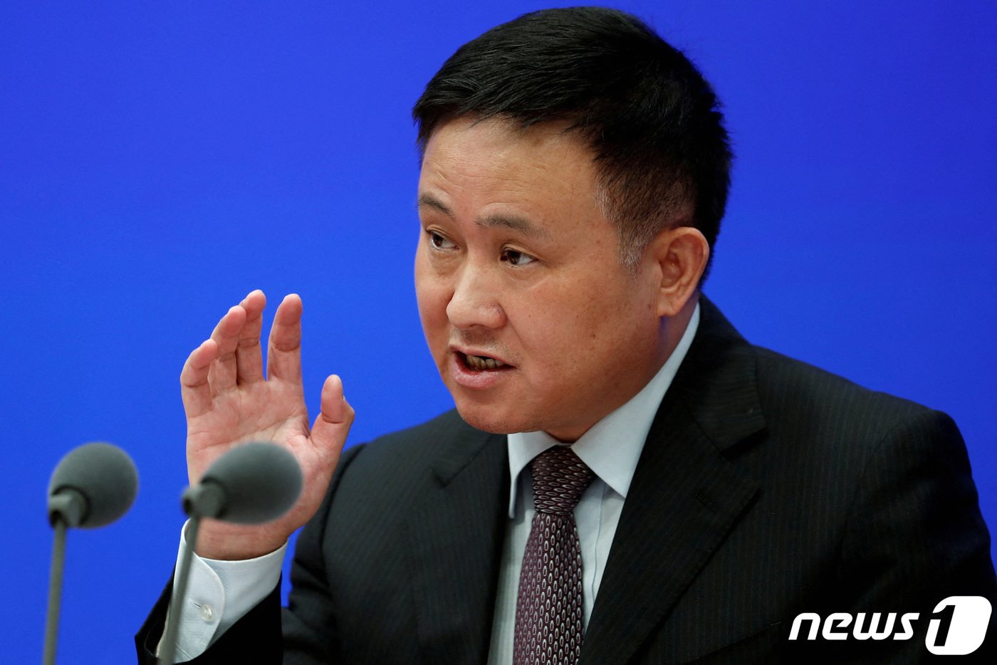 본문 이미지 - 판궁성 중국 인민은행 총재. ⓒ 로이터=뉴스1 ⓒ News1 강민경 기자