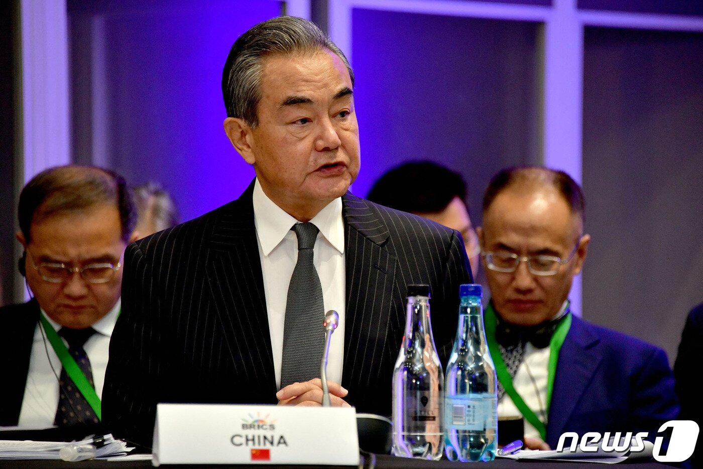 본문 이미지 - 왕이 외교 담당 국무위원 겸 외교부장. 2023.7.26 ⓒ AFP=뉴스1 ⓒ News1 우동명 기자